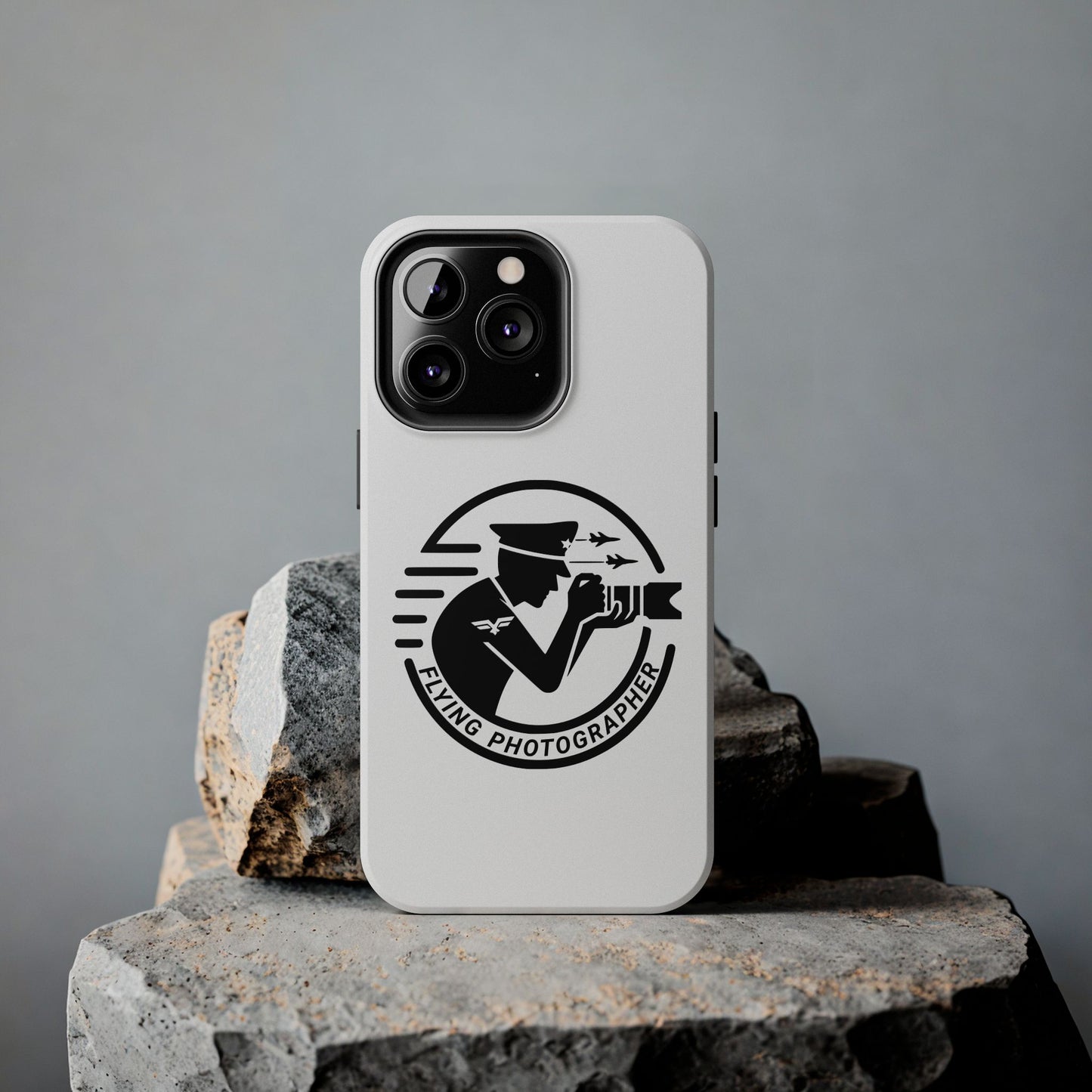 Flying Photographer Phone Cases