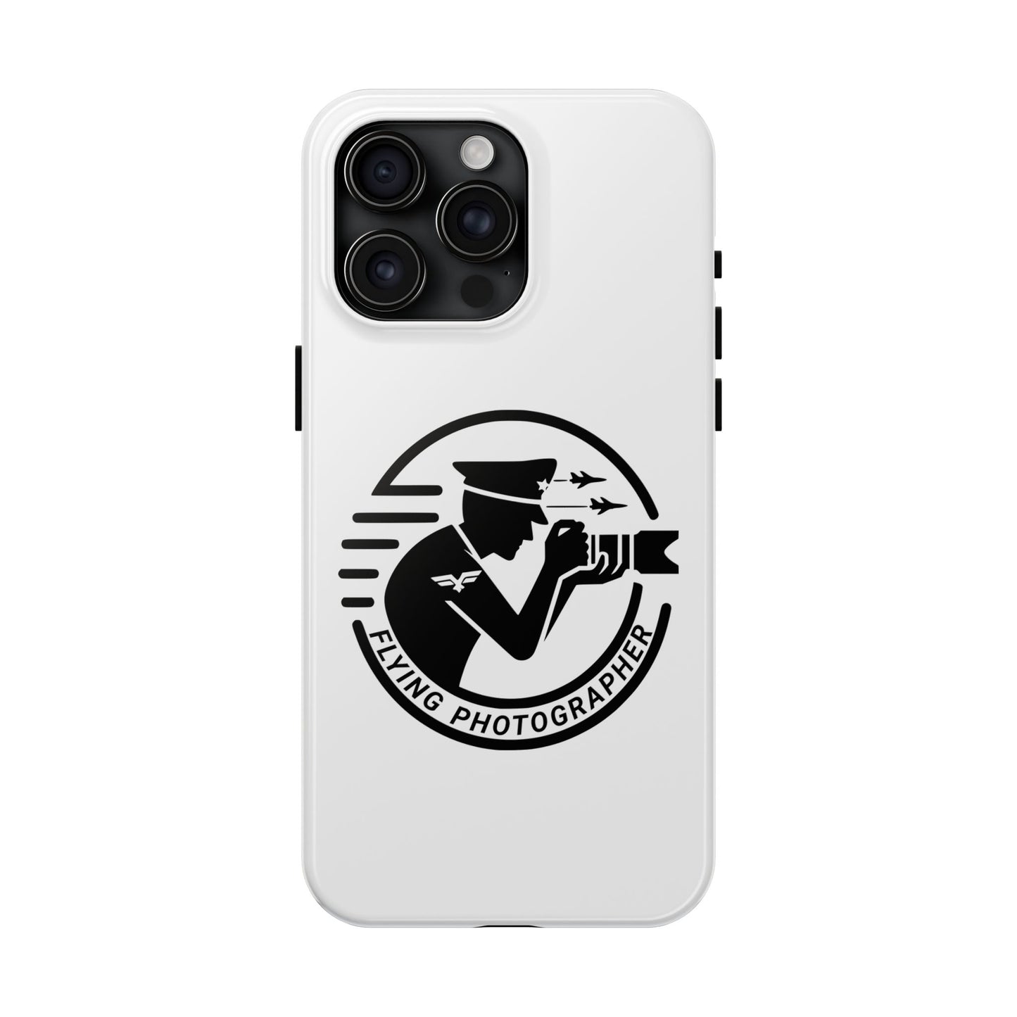 Flying Photographer Phone Cases