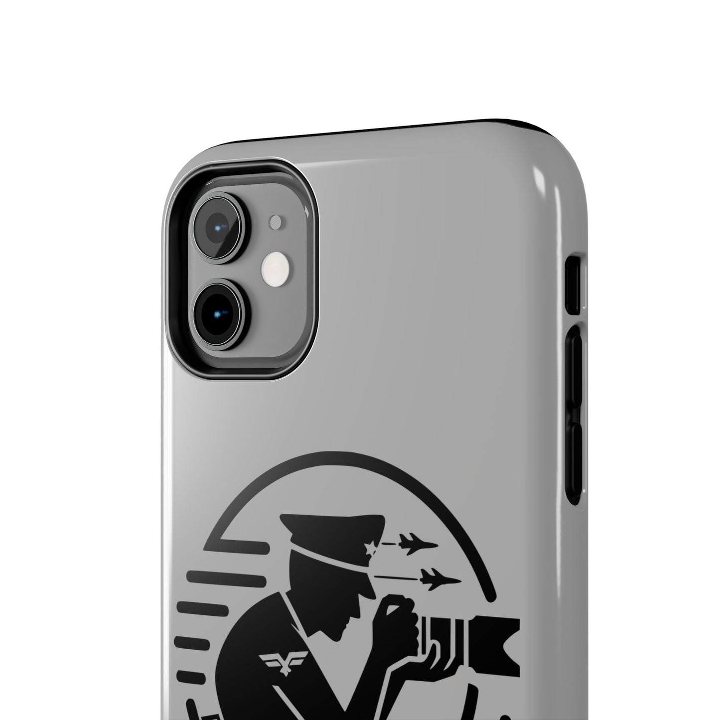 Flying Photographer Phone Case Gray