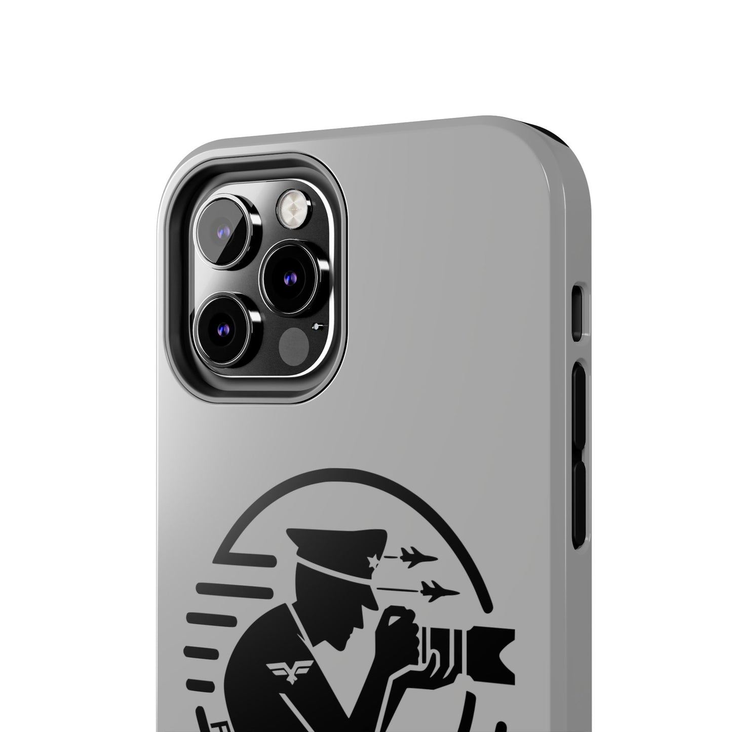 Flying Photographer Phone Case Gray