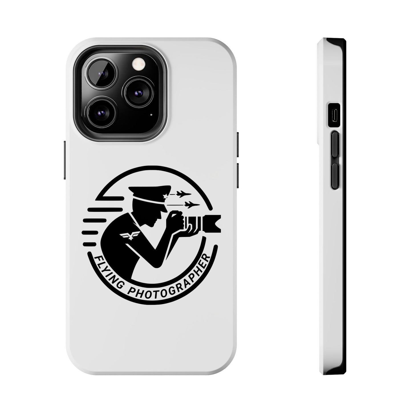 Flying Photographer Phone Cases