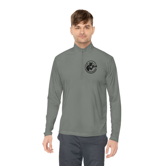 Unisex Quarter-Zip Pullover with Flying Photographer Logo