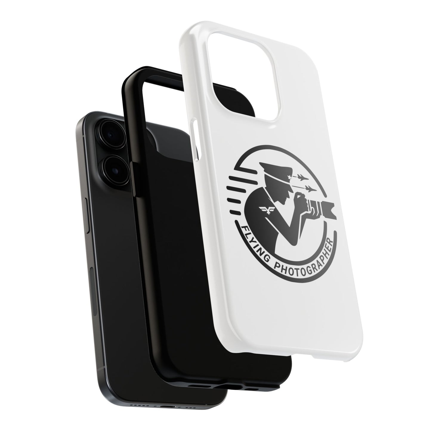 Flying Photographer Phone Cases