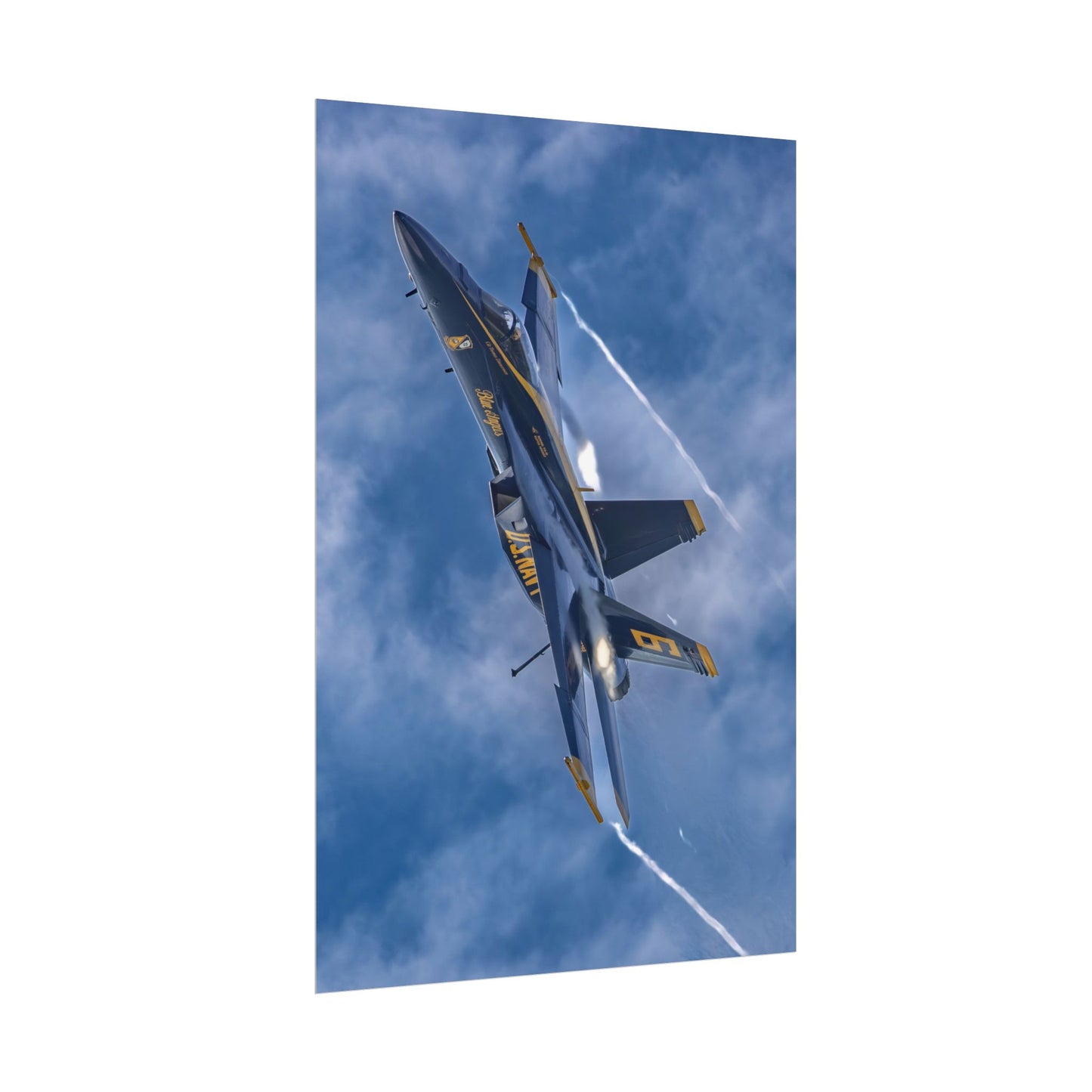 Rolled Poster - Blue Angel #6 Carrier Break