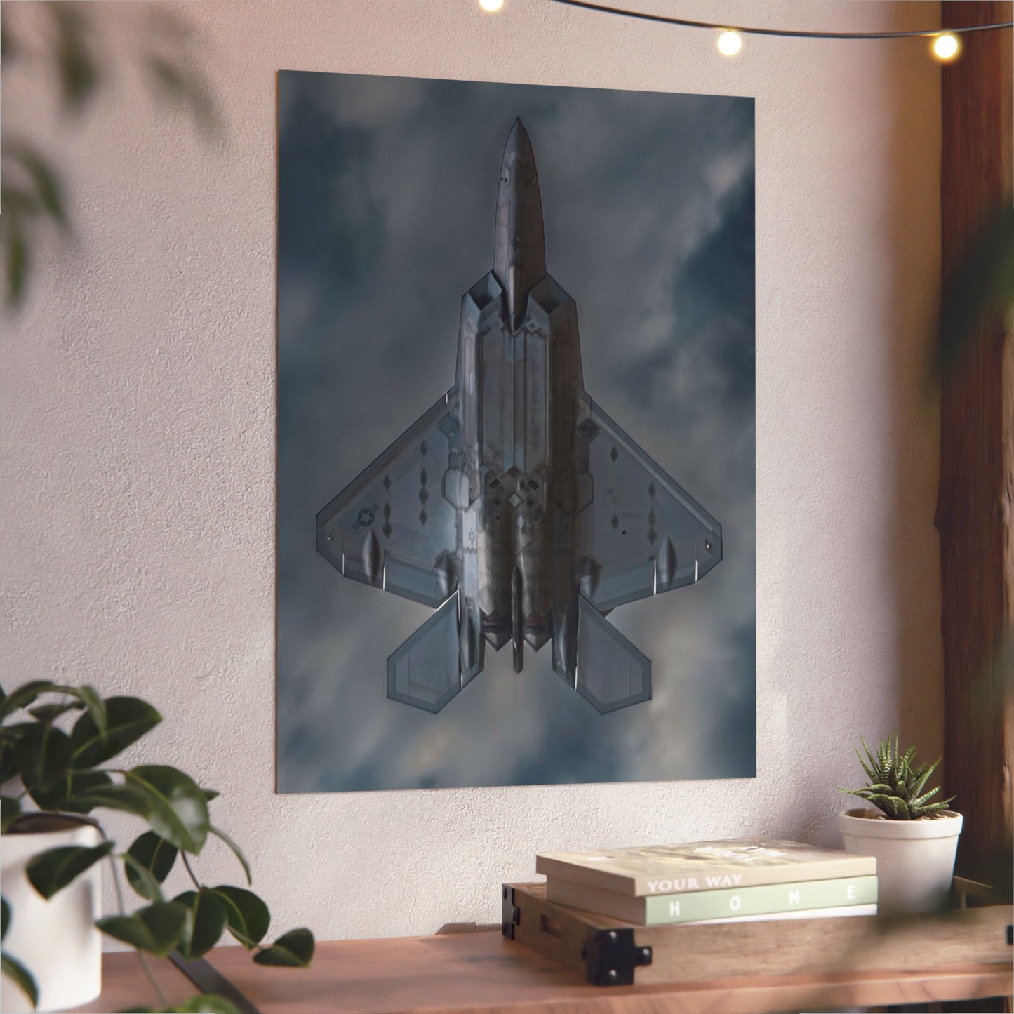 F-22 Raptor Print on Aluminum Composite Panel