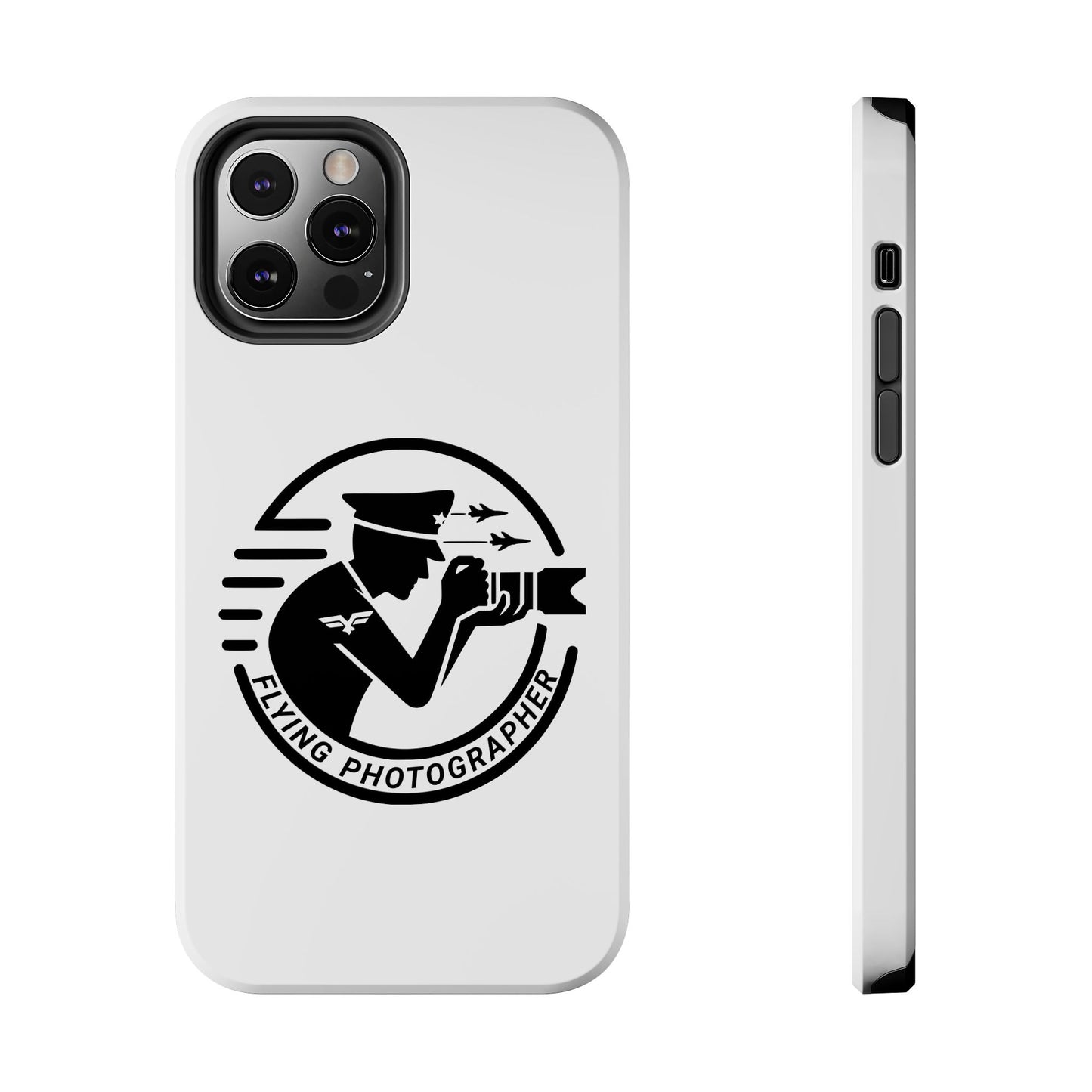 Flying Photographer Phone Cases