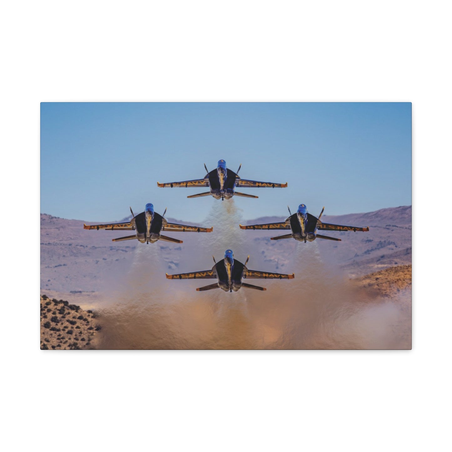 Canvas Gallery Wraps - Desert Blue Angels