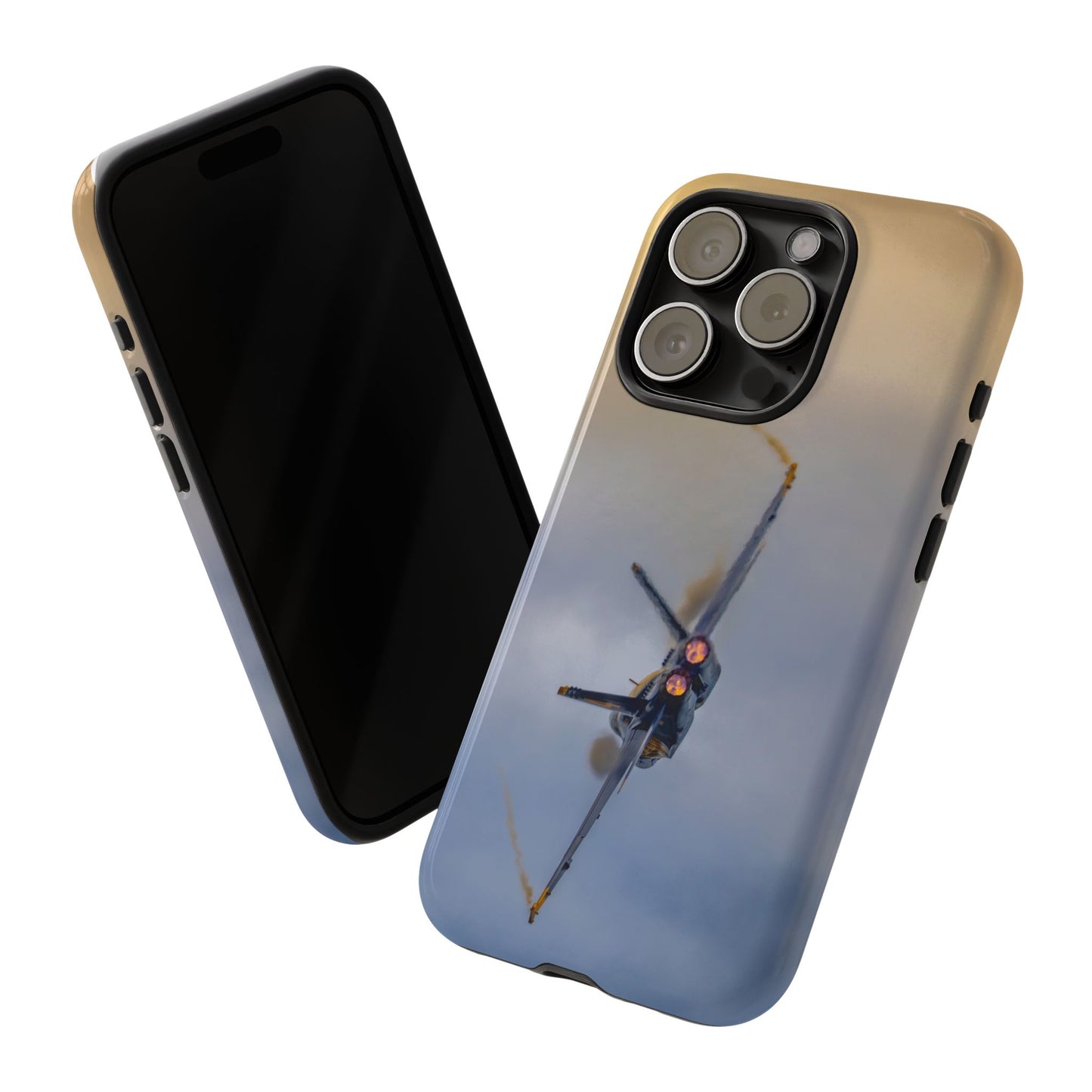 Phone Case - Tough Case with a Blue Angel afterburner design