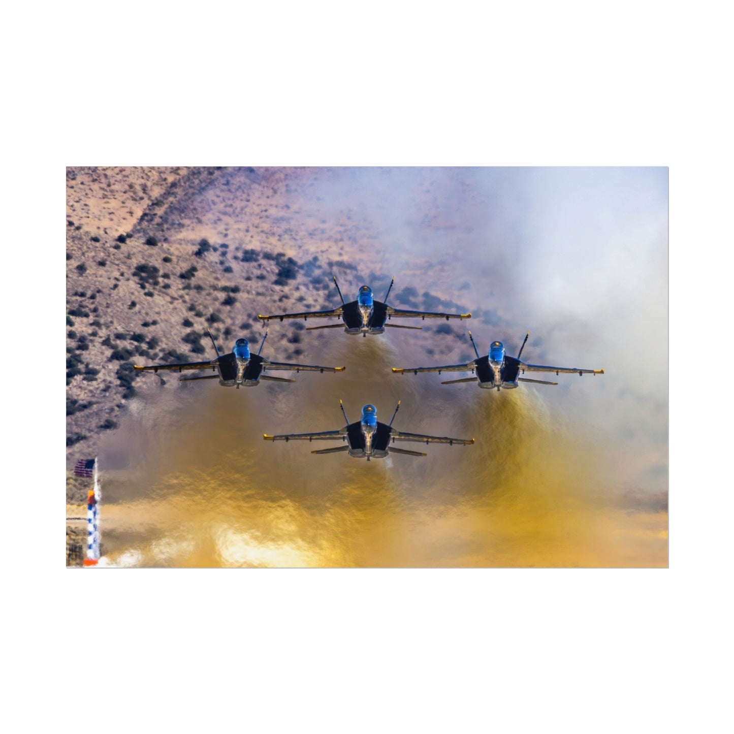 Poster Print - Blue Angels Takeoff Head-on