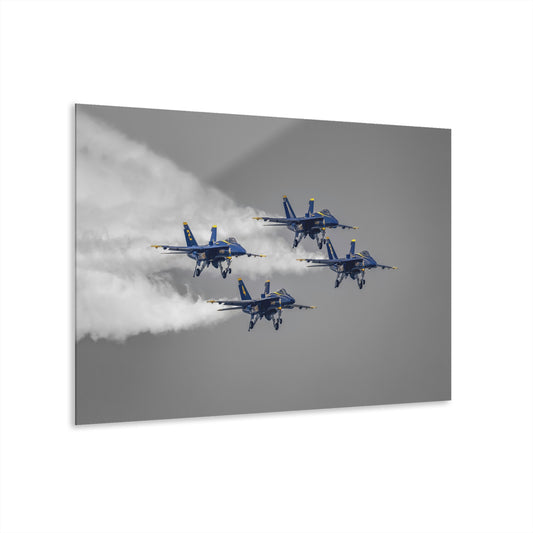 Blue Angels #1, #2, #3, #4 Smoke Acrylic Print