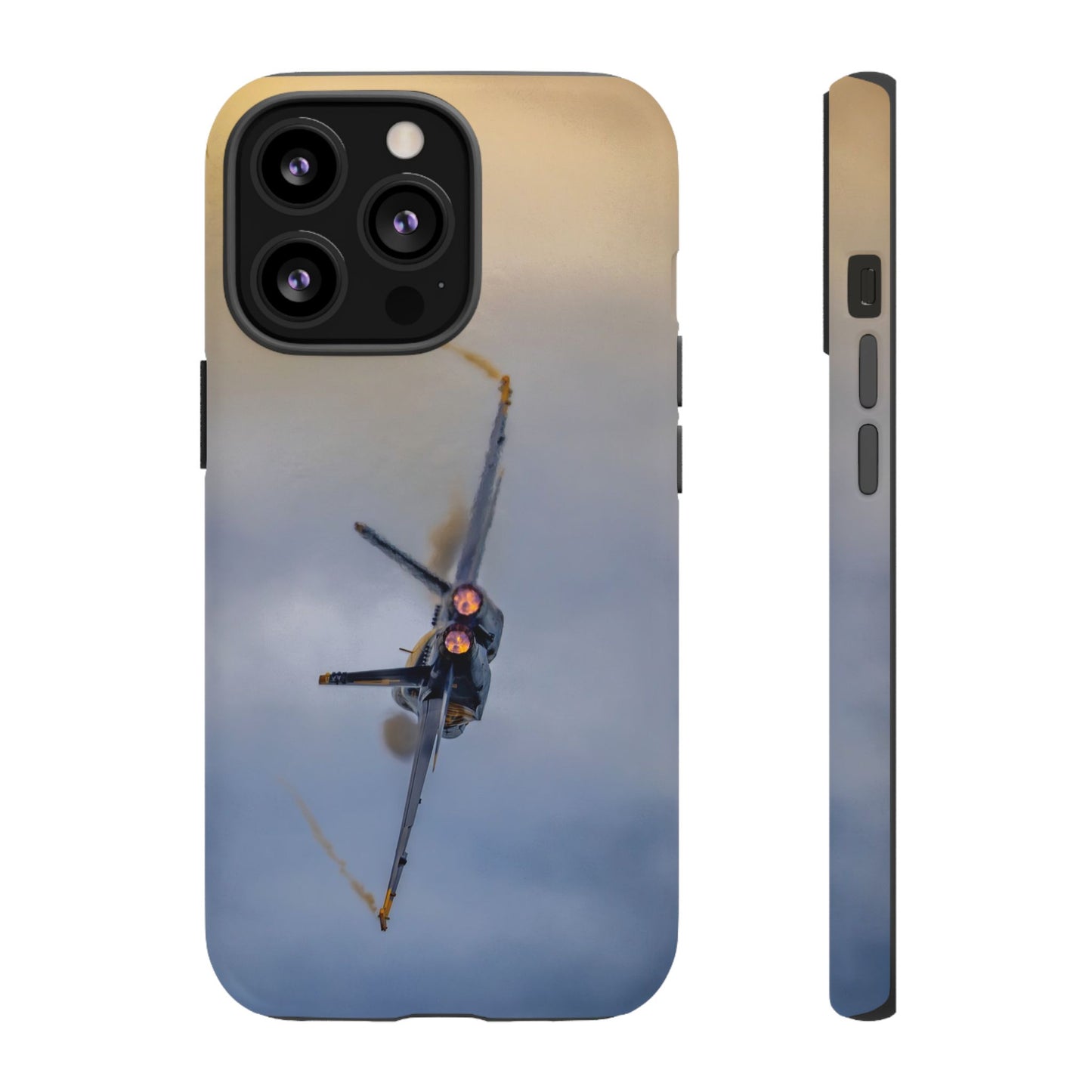 Phone Case - Tough Case with a Blue Angel afterburner design