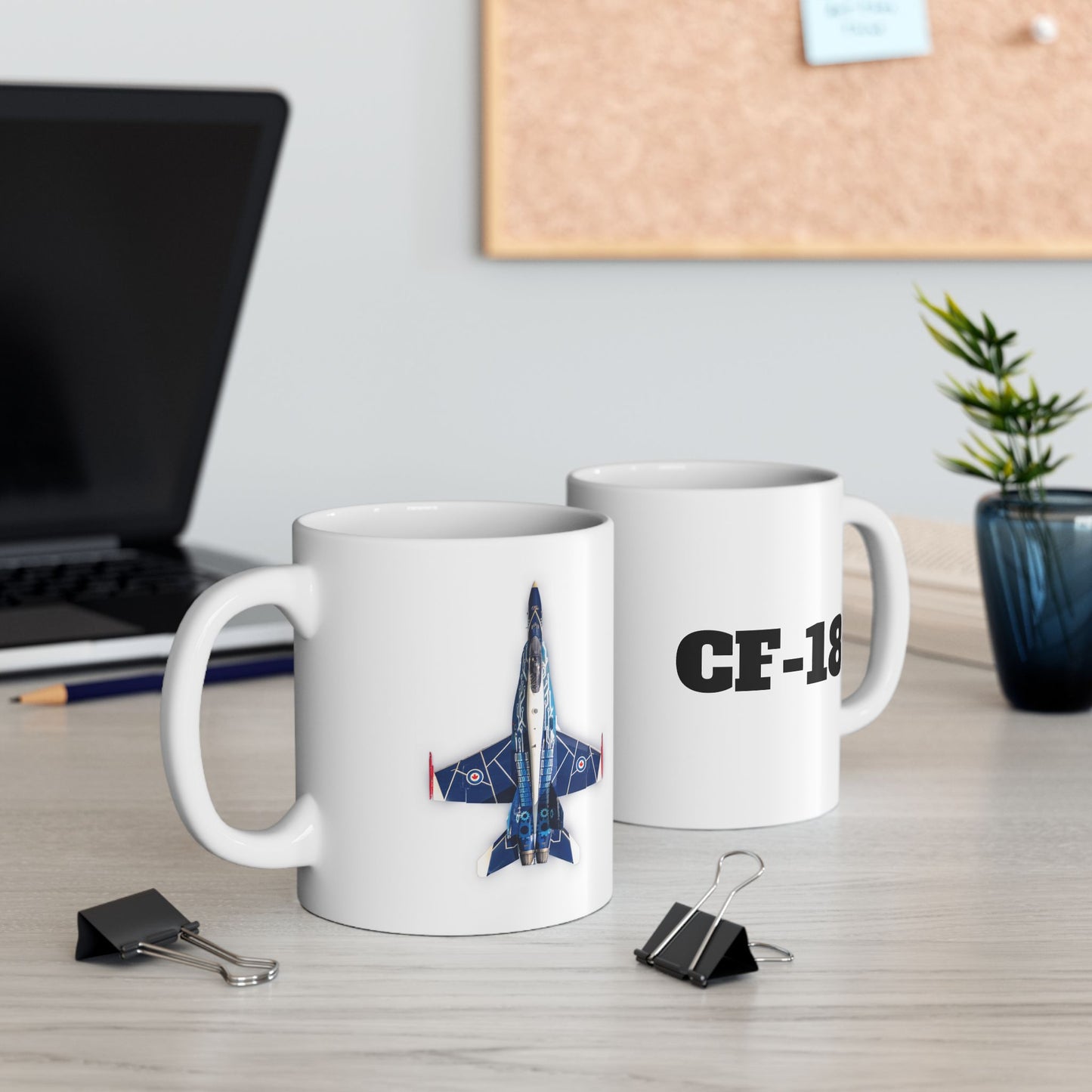 CF-18 Ceramic Mug, (11oz)